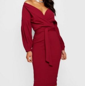 Off the shoulder dress